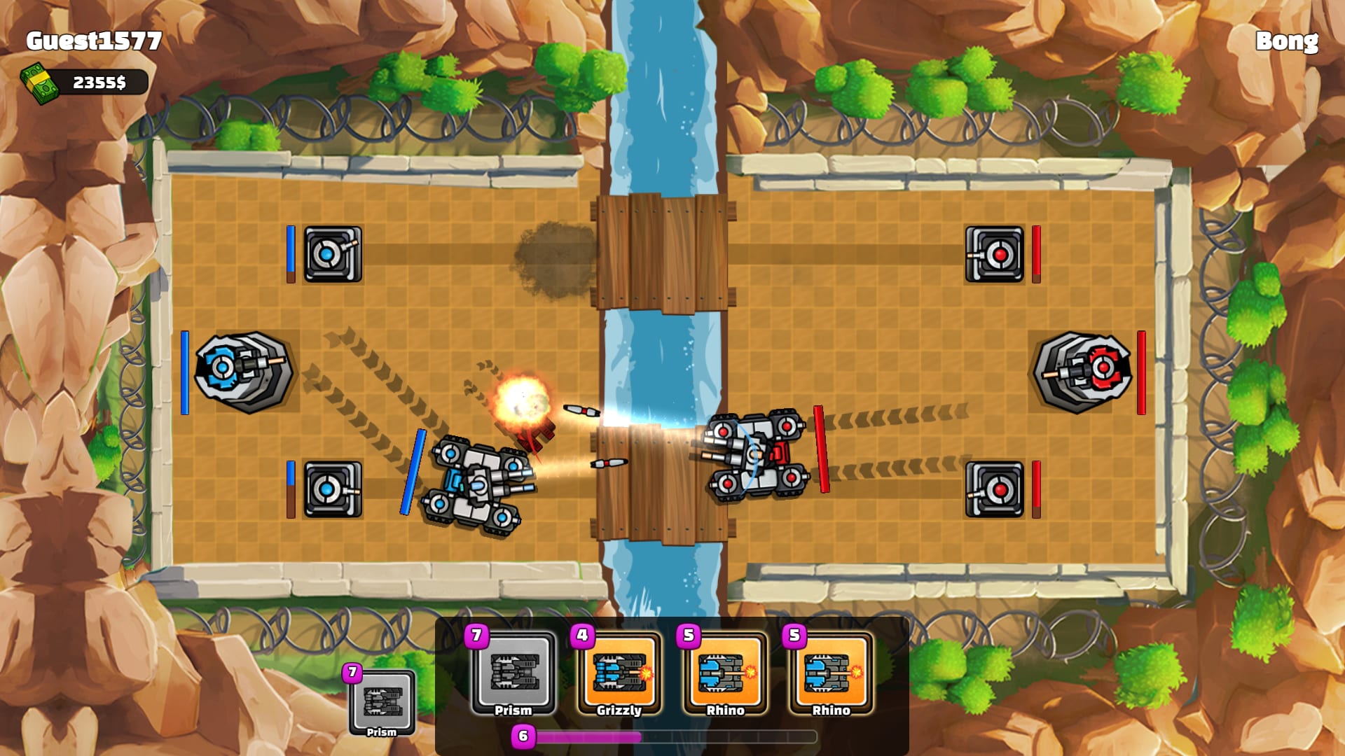 Screenshot 4 - gameplay of Clash of Tanks